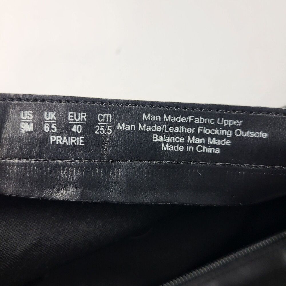 Dr. Scholls Prairie Boots Knee High Faux Leather Riding Black Size 9M - Picture 12 of 13